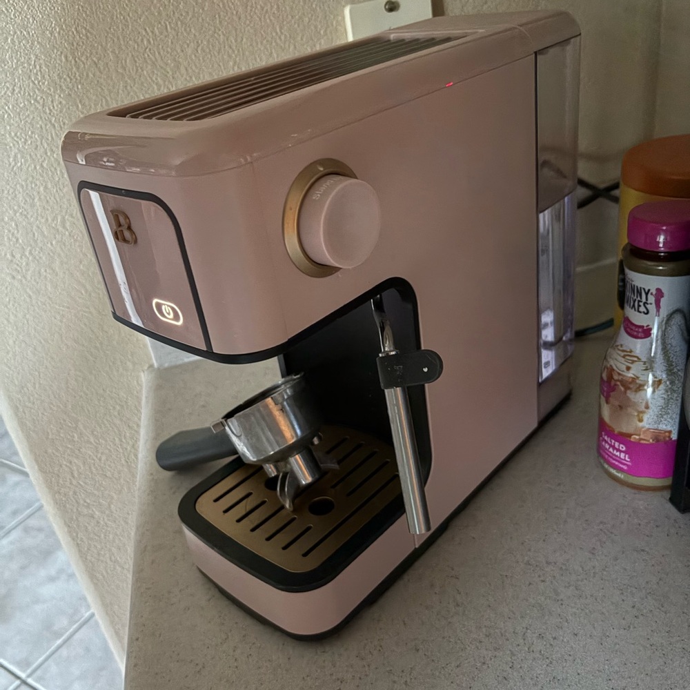 Elegant pink Espresso Machine